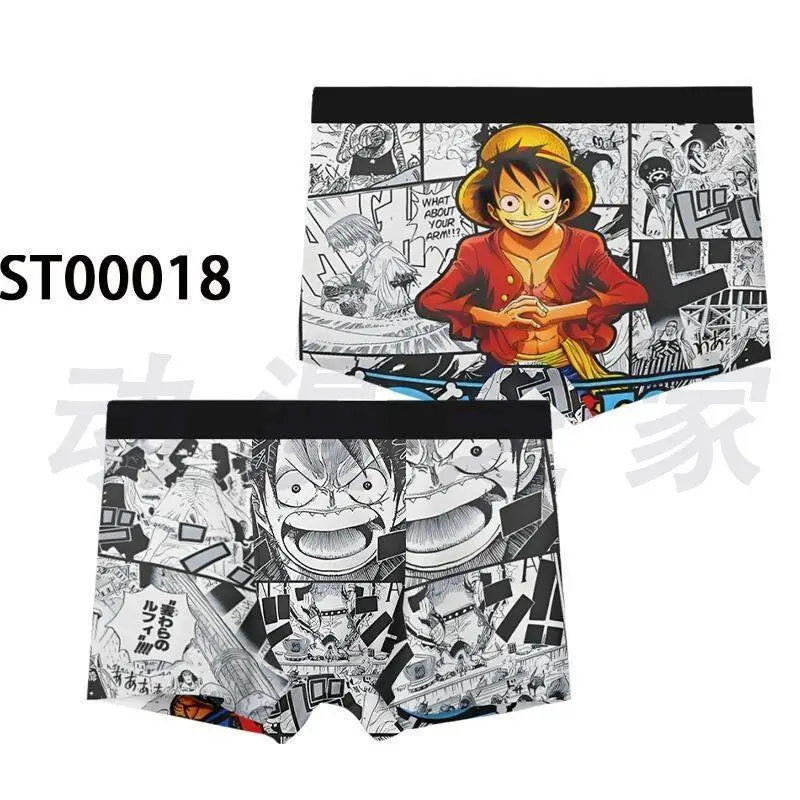 Трусы One Piece Monkey D. Luffy из лайкры с дышащей сеткой для мужчин и студентов, для аниме-косплея, модная летняя коллекция для отпуска, милые и стильные (art.: 3920da3695172) - 3920da3695172