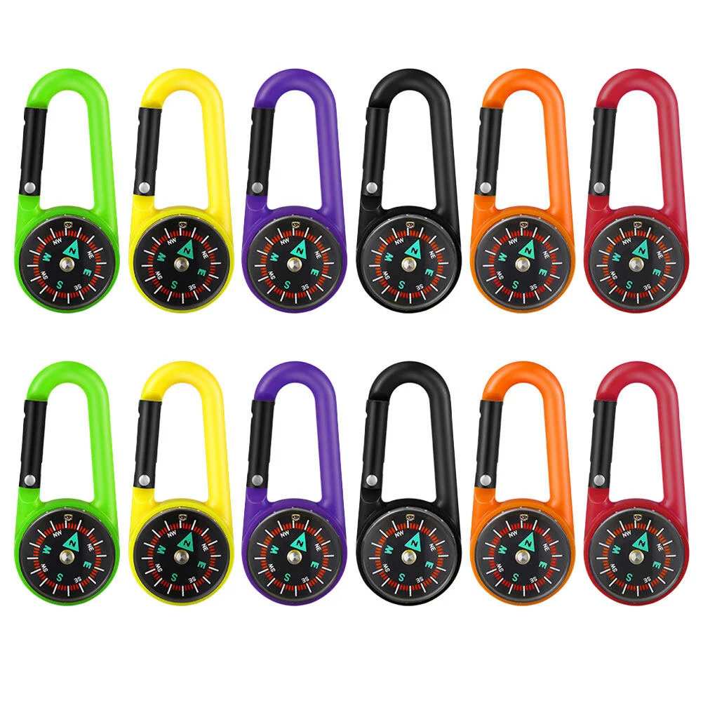 

Snap Hook Compass Outdoor Climbing Key Chain Carabiner Small Hiking Travel Accessories