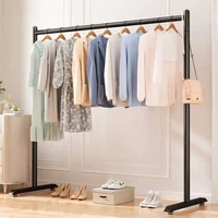 thickening golden hangers floor stand coat rack clothing store garment dress display european bedroom furniture organizer home