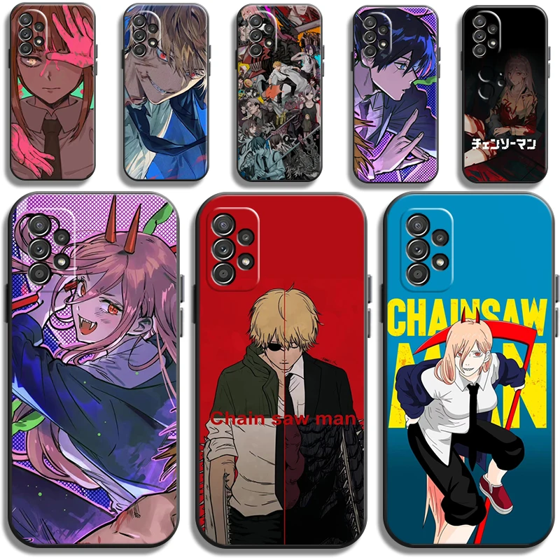 

Chainsaw Man TV 2022 Phone Cases For Samsung Galaxy S21 UItra S20 Lite S8 Plus S9 Plus S10 S10E S10 Lite M11 M12 Carcasa Funda