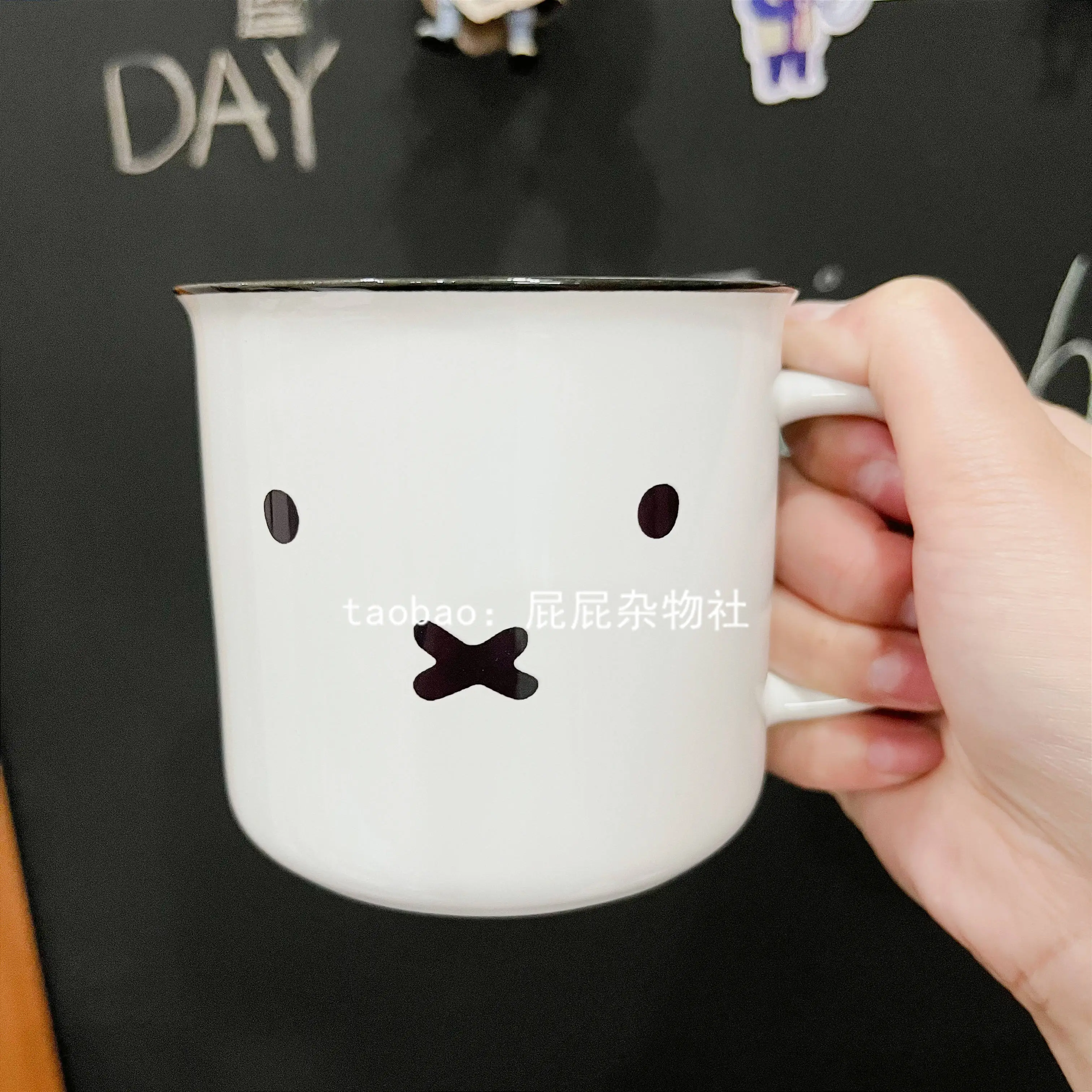 Керамическая чашка Kawaii Miffy с героями мультфильмов термостойкая для кофе молока