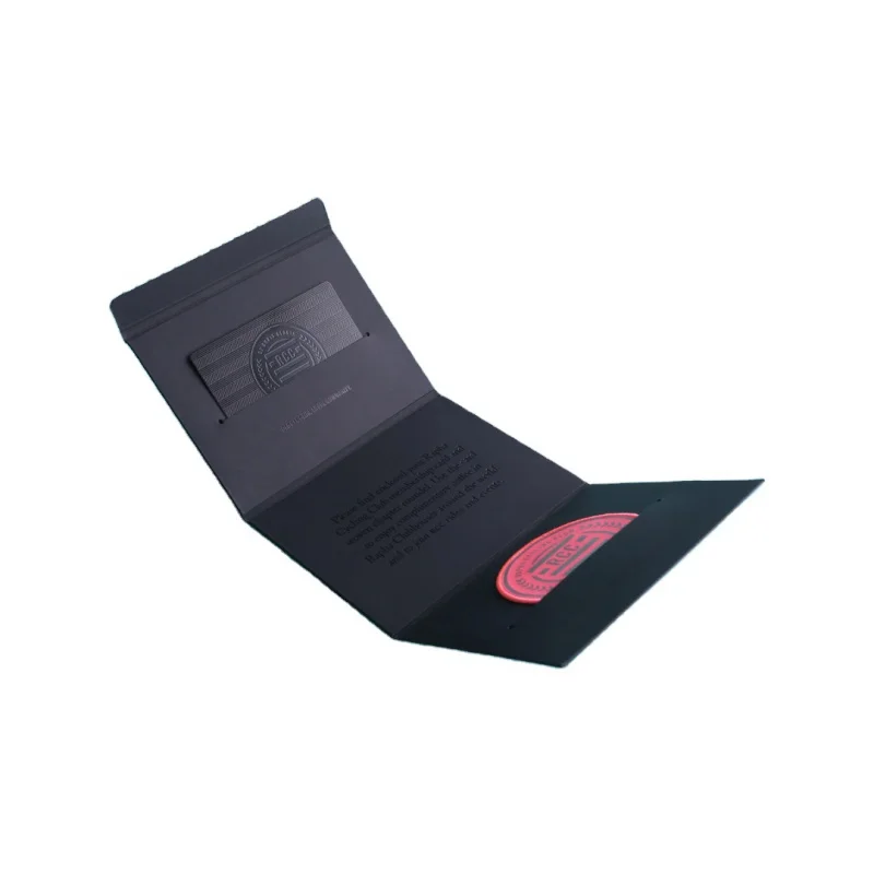 

Пользовательский логотип горячее тиснение UV горячая Распродажа Черный Vip Кредитная карта членство Бесплатная подарочная коробка для карт конверт отрыв подарочная коробка