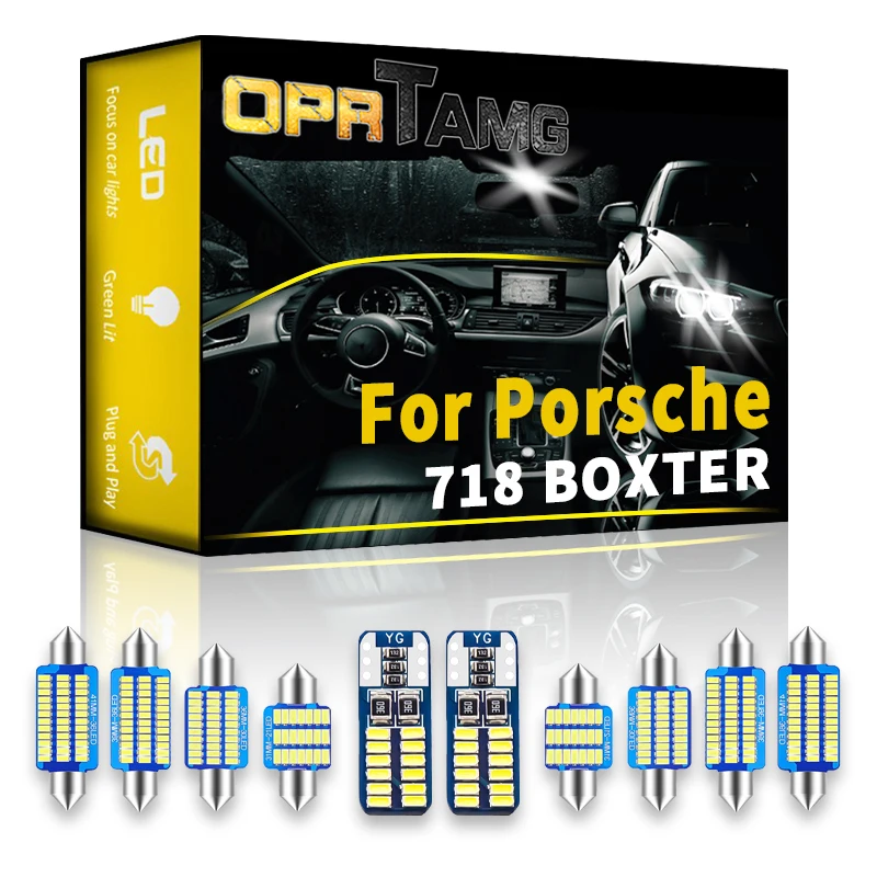 

Автомобильные светодиодные лампы OPRTAMG Canbus для Porsche 718 BOXTER 2006 2007 2008 2009 2010 2011-2022