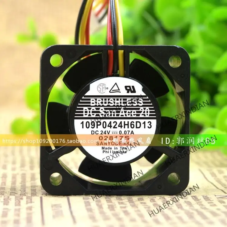 Новый/109P0424H6D13 4020 DC24V 0.07A 4 см комплект охлаждающего вентилятора