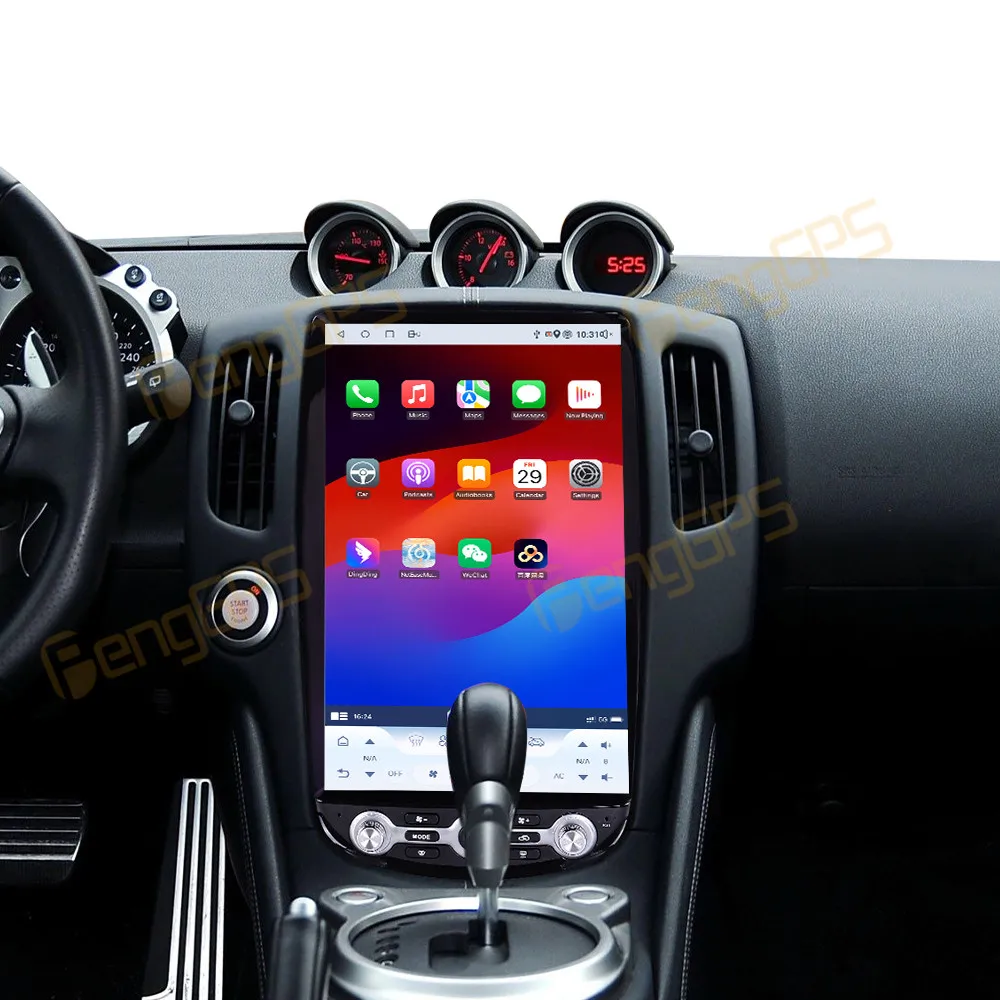 Автомобильный GPS-навигатор Android 13 14 5 дюймов для Nissan 370Z 2008-2019 интеллектуальная