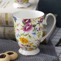 creative bone china tumbler water glass cup phnom penh ceramic cups coffee mug milk mugs cute flower tea shot glasses reusable