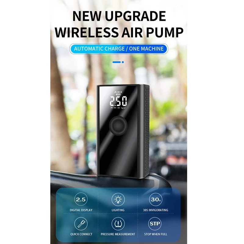 Автомобильный воздушный компрессор мини-электрический насос для аккумулятора