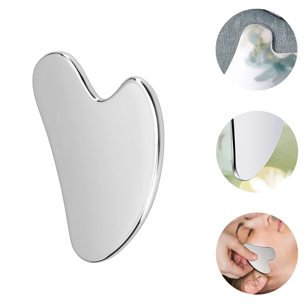 

1Pc Stainless Steel Scraping Plate Practical Board Tool (Silver)