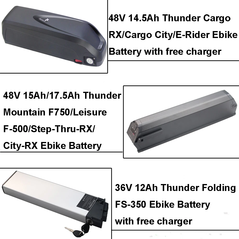Аккумулятор для электрического велосипеда 48 В 14 5 Ач 15 17
