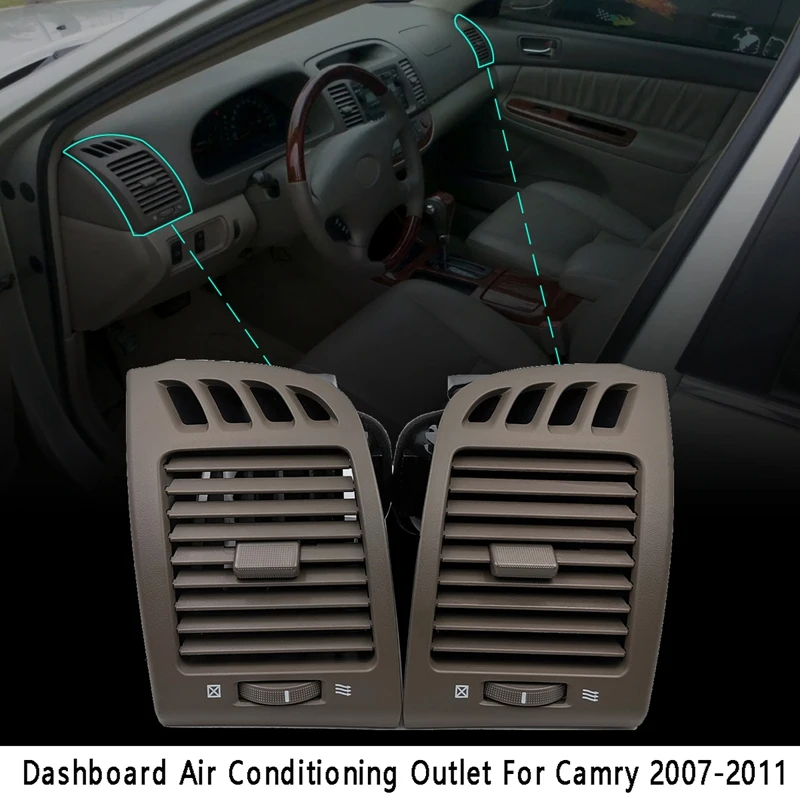 

Передняя левая + правая решетка кондиционера для Toyota Camry 2002-2005