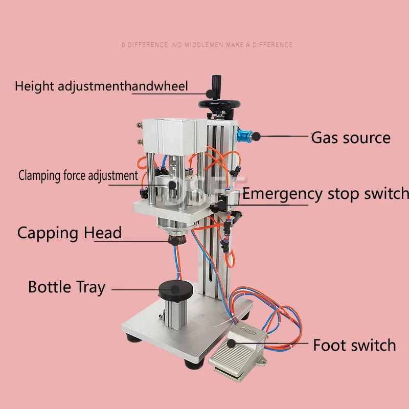 Оригинальная роскошная машина для затяжки флаконов с распылителем духов ручная