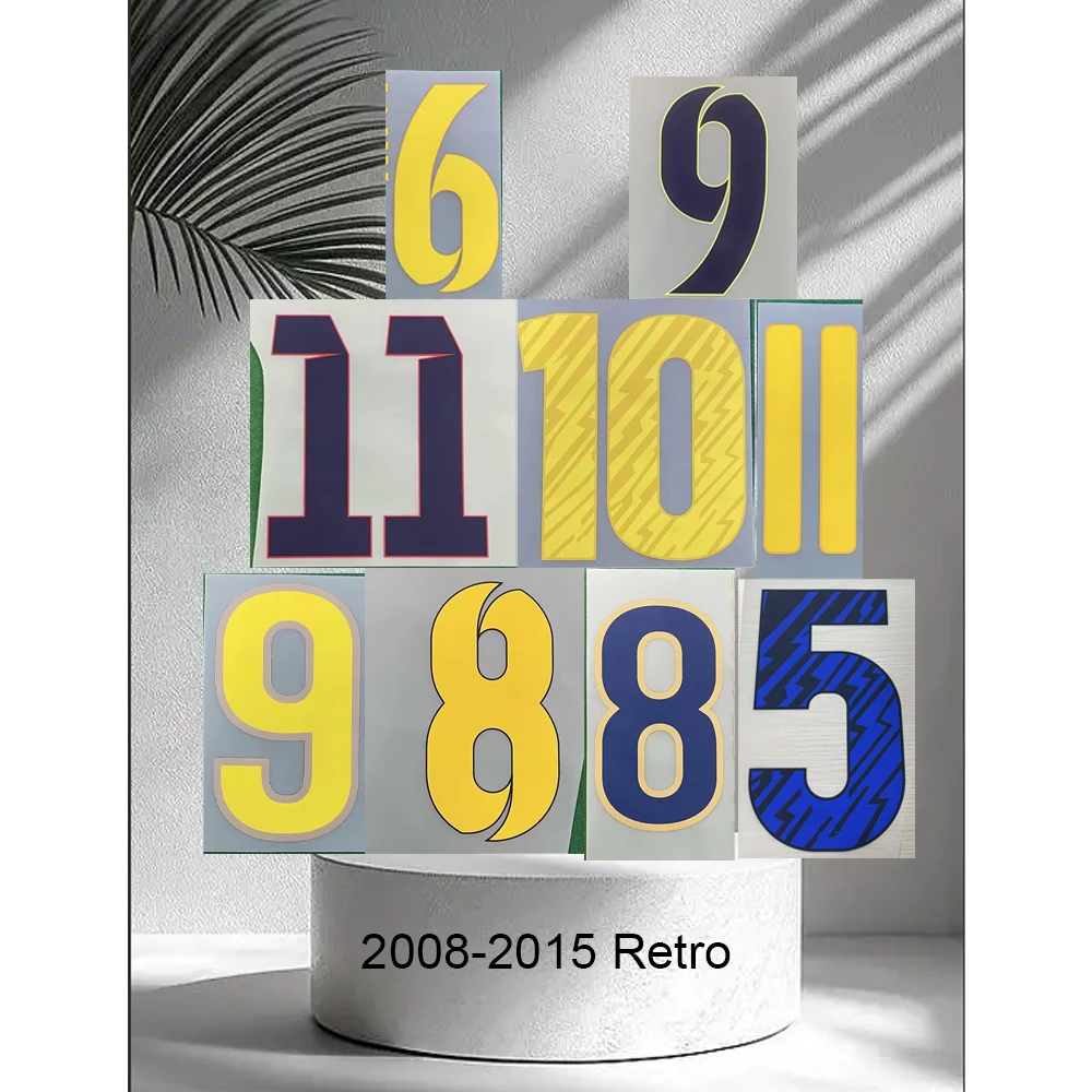 Фото 2008-2015 Ba2a Ретро-набор футбольных именных номеров # 10 нашивок-значков для футбола с термотрансферной печатью: 10 СУПЕРЗВЕЗД, с возможностью индивидуализации ИМЕНИ и НОМЕРОВ №1