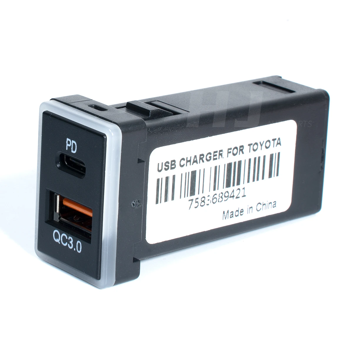 

1 шт. автомобильное быстрое зарядное устройство Usb Pd с двойным разъемом, двойной Usb адаптер, гнездо для Toyota Corolla Auris Levin Camry Reiz Rav4