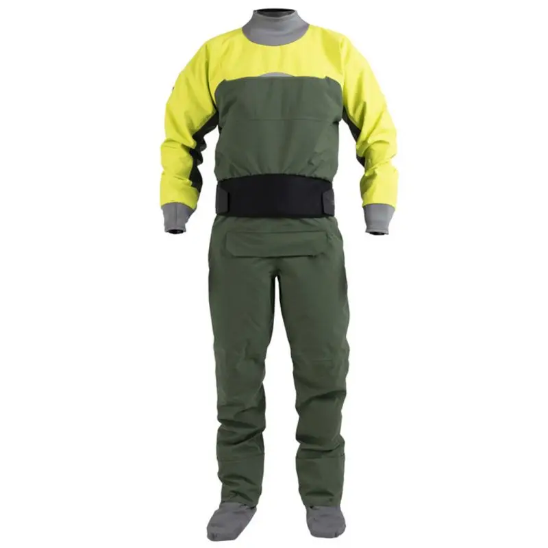 Сухой костюм с латексным вырезом водонепроницаемый сохраняющий тепло сухой для