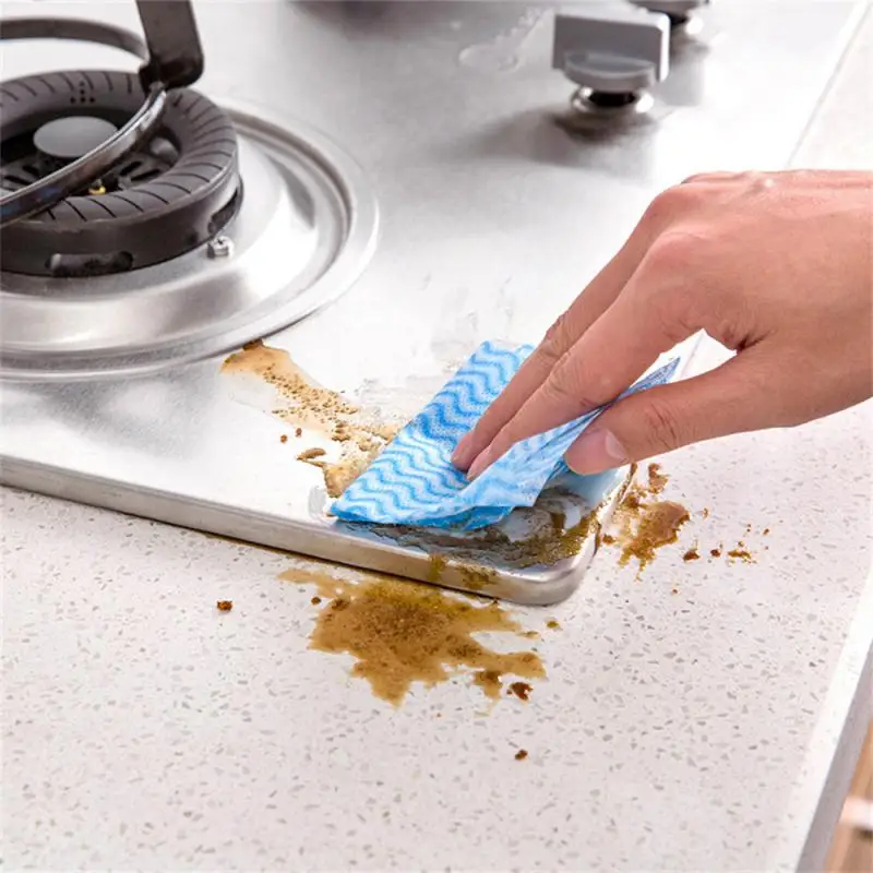 

2023 Cleaning Rag Disposable Withdrawable Non-woven Cleaning Rag Dish Towel Kitchen Dish Cloth Absorbent Oil-free Hand Towel