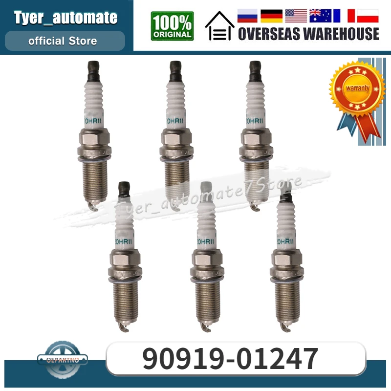 

Иридиевые свечи зажигания для Toyota Avalon Camry Highlander RAV4 Sienna Venza Lexus ES350 RX350 RX450H 90919-01247 9091901247