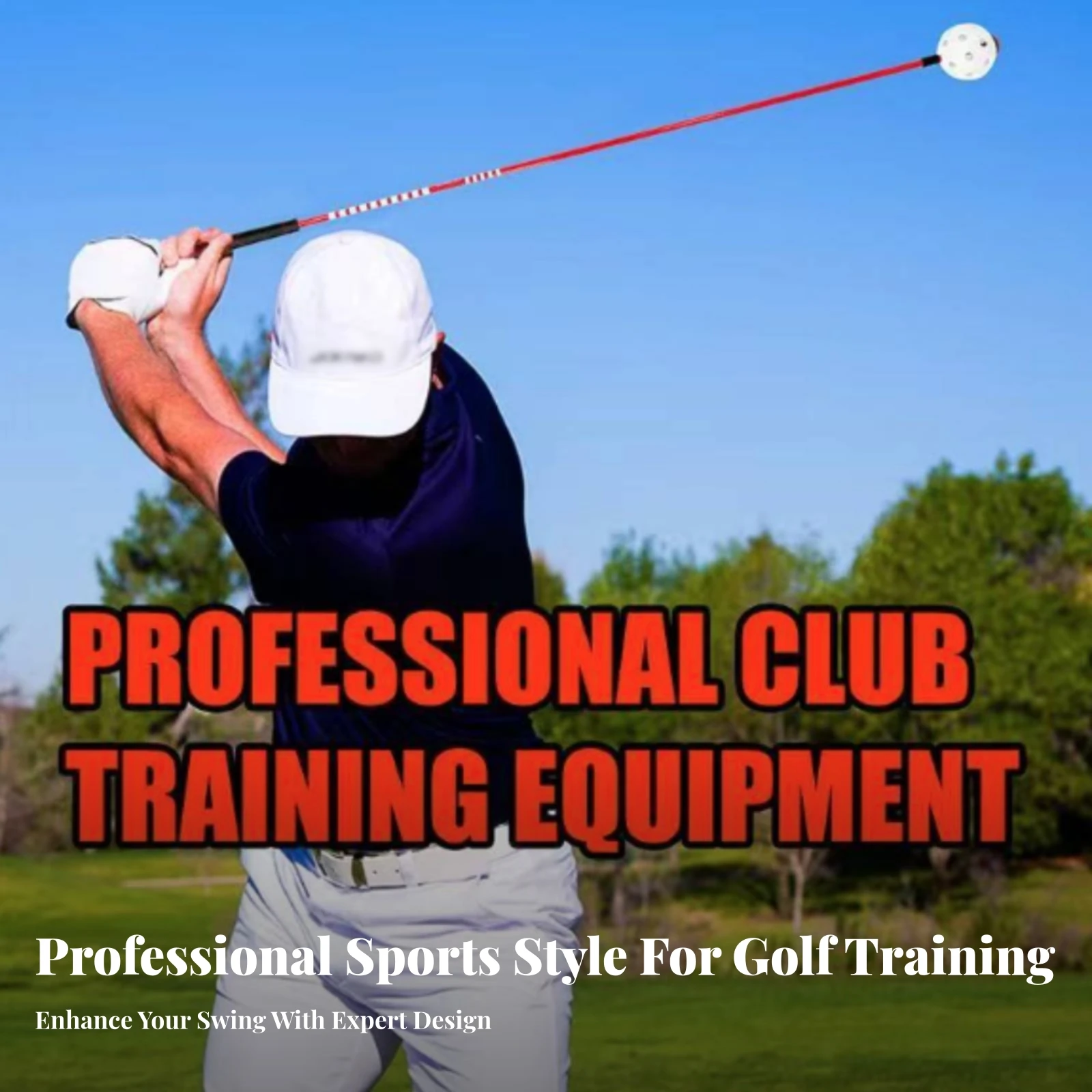 Фото Тренажер для гольфа Club Grip Practitioner: легкий, простой в использовании, из стекловолокна, для отработки ударов №4