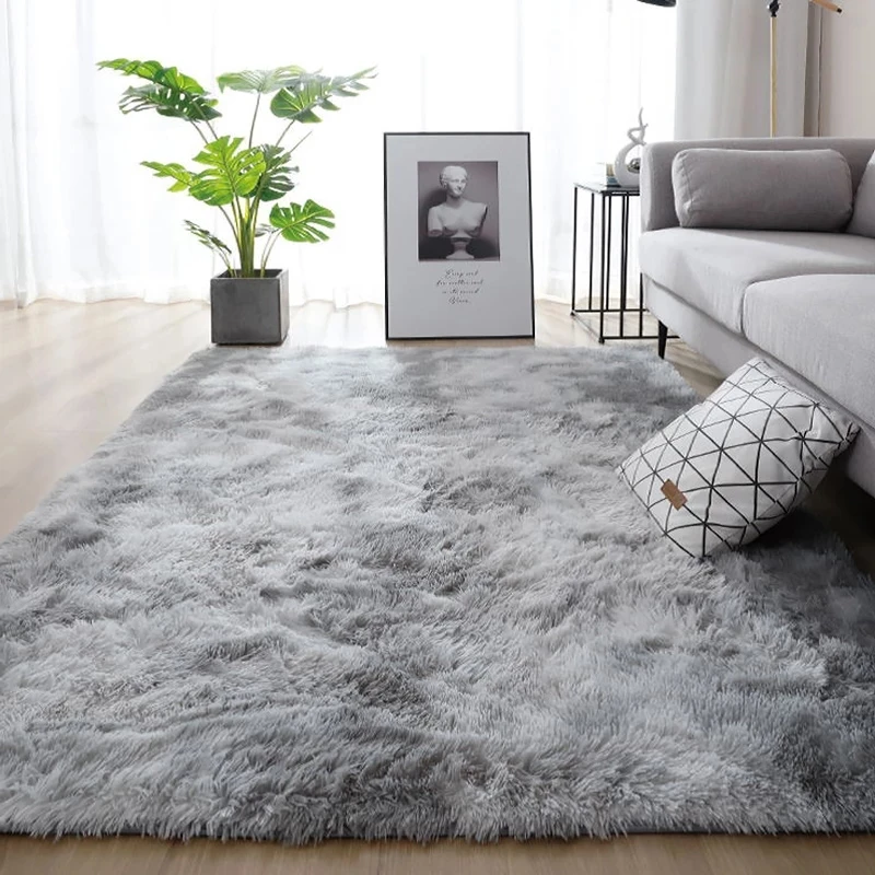 

Soft Fluffy Area Rug Plush Carpet for Dorm Nursery Shaggy Rug Fluffy Carpet for Bedroom Living Room Furry Plush Carpet Floor Rug