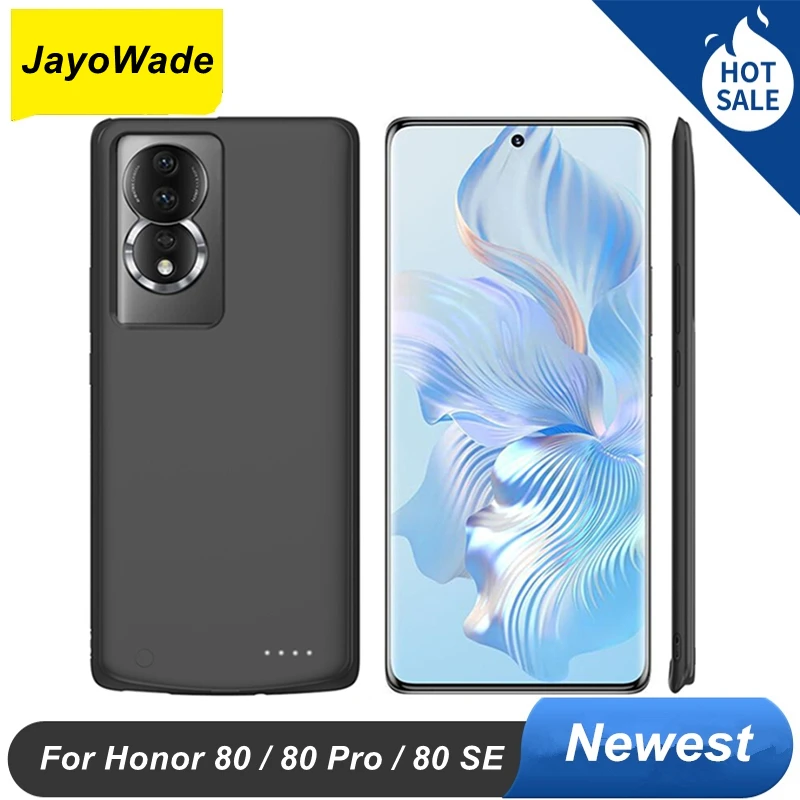 

JayoWade 6800Mah Battery For Honor 80 Battery Case 80 Pro Phone Case For Huawei Honor 80 SE Battery Charger Case Power Bank