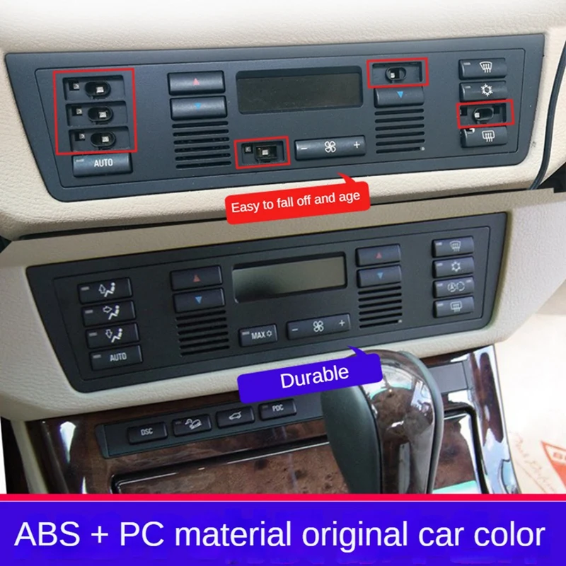 Для BMW E39 E53 525I 530I 540I M5 X5 14 Кнопка чехол для ключа автомобильный Кондиционер A/C