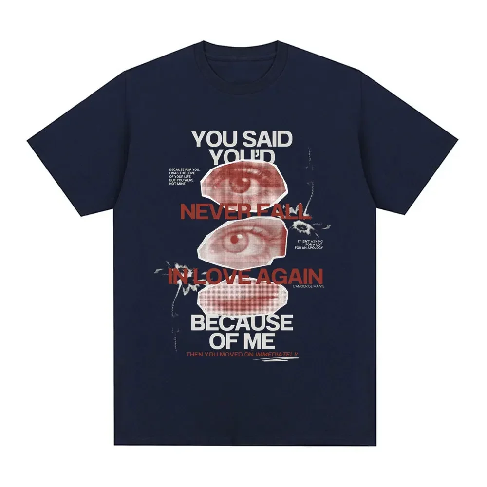 Lamour De Ma Vie Hit Me Hard and Soft Футболки Мужчины Женщины Мода Harajuku Футболка 100% Хлопок