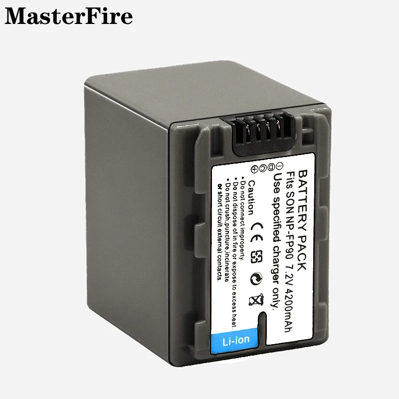 Фото 2-10 шт. NP-FP90 NP FP90 4200 мАч Сменный аккумулятор для камеры NP-FP91 NP-FP50 для Sony DCR-DVD203 DCR-HC41 DCR-SR90E DCR-SR100 №1