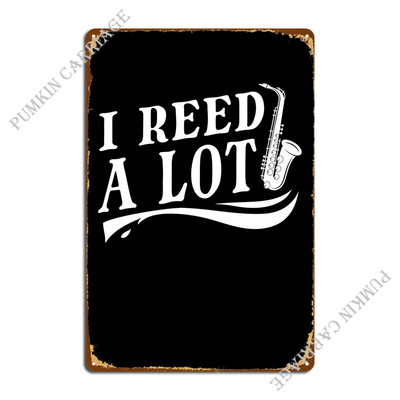 

Забавный саксофист, графический металлический плакат, клубный гараж, персонализированный плакат для гаража, бара, жестяной плакат