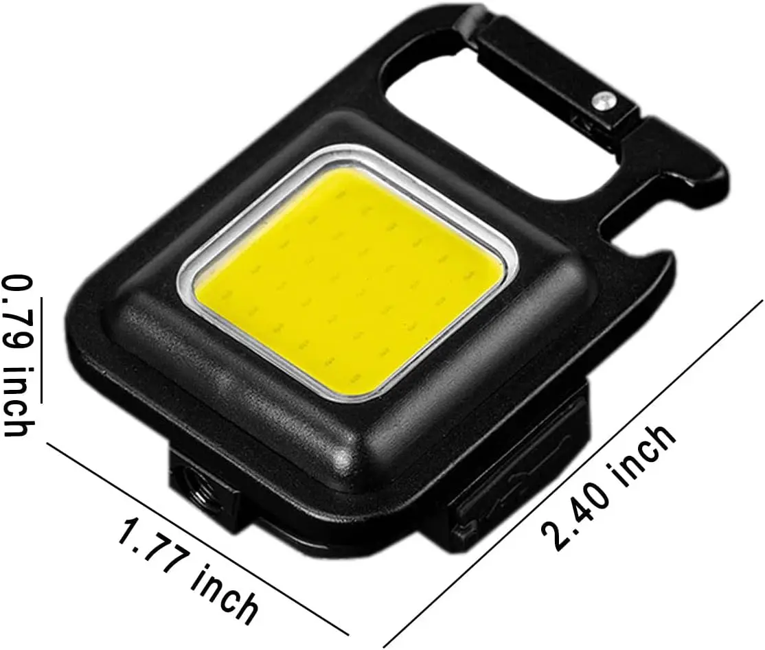 Портативный аккумуляторный фонарик Led Cob