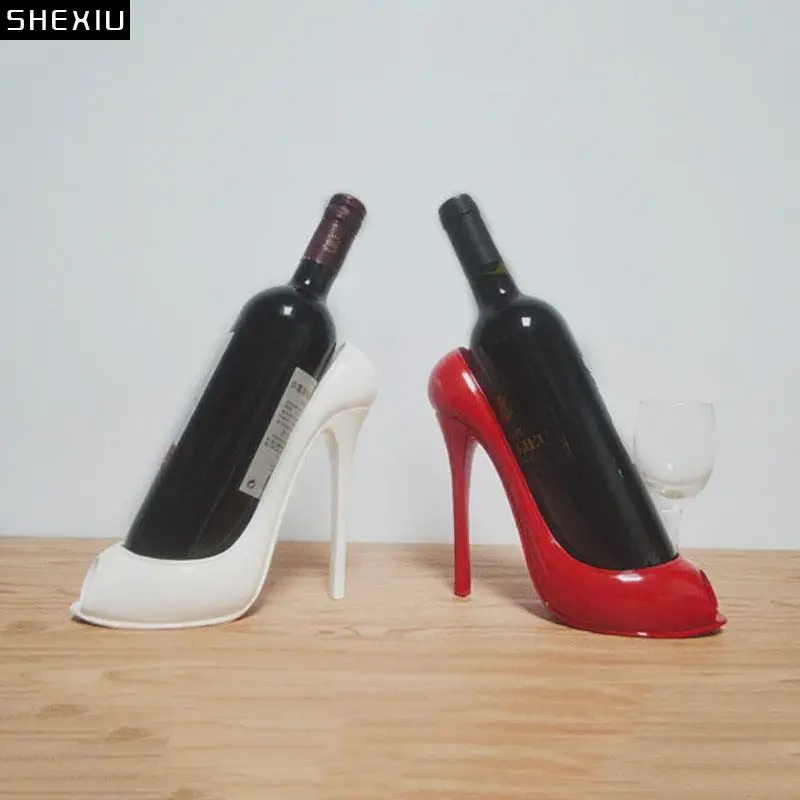 

Подставка для вина на высоком каблуке в форме обуви
