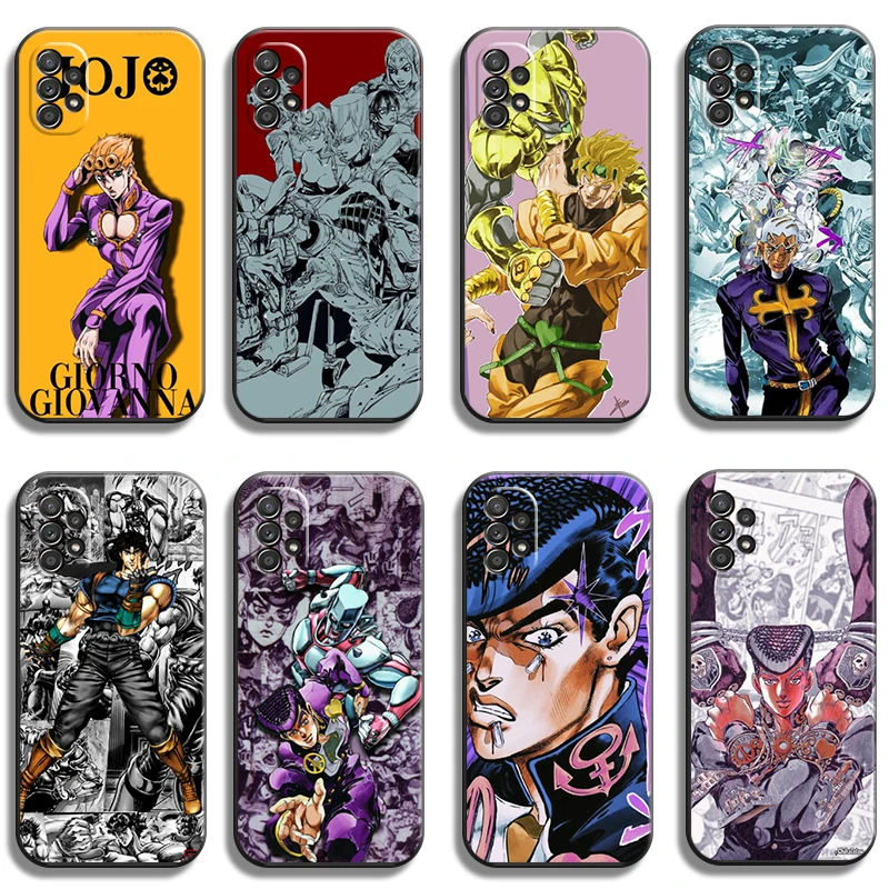 

JoJo's Bizarre Adventure Phone Cases For Samsung Galaxy A31 A32 A51 A71 A52 A72 4G 5G A11 A21S A20 A22 4G Coque Back Cover