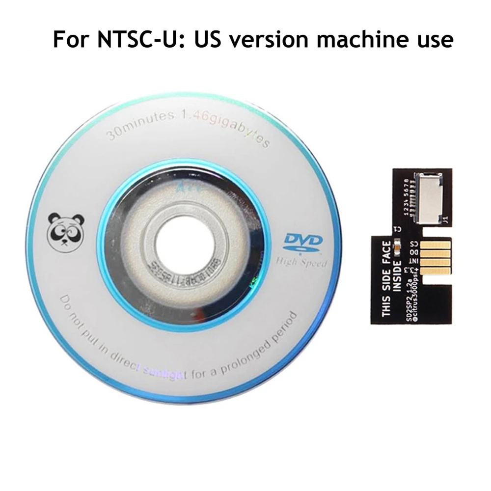 

SD2SP2 Adapter TF Card Reader Replacement+Swiss Boot Disc Mini DVD for Gamecube NTSC-U Game Accessories
