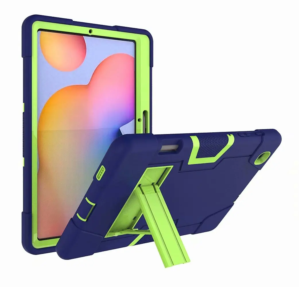 

New Armor Case For Samsung Galaxy Tab S6 lite 10.4 Kids Safe Heavy Duty Silicone Hard Cover Model SM-P610 SM-P615 P610 P615 Case