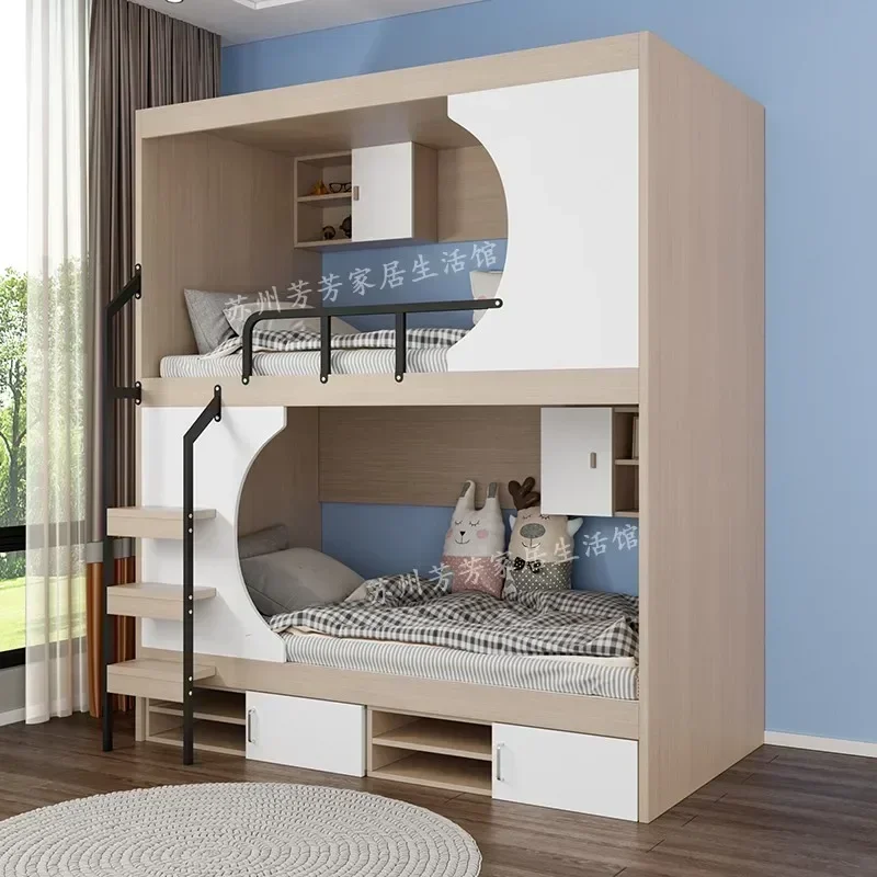 Двухэтажная кровать для персонала в общежитии маленькая квартира молодежная