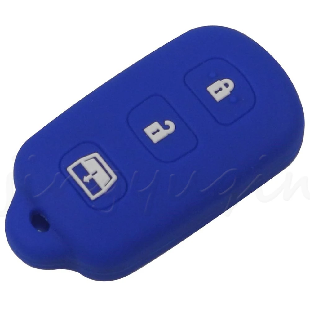 

Силиконовый брелок с 4 кнопками, чехол для ключей от машины для Toyota 4Runner 1999-2009 Sequoia 2001-2008 Matrix 2003-2008 с тревожным ключом