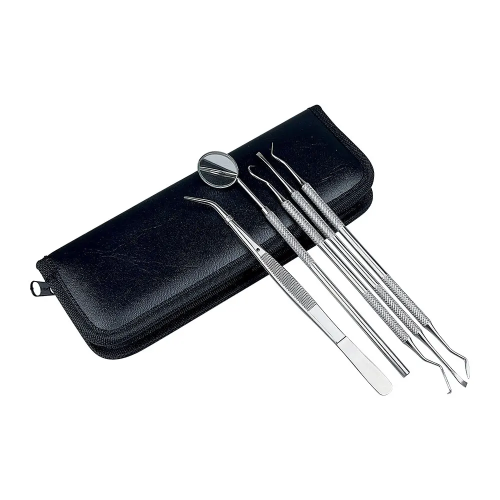 5 шт. набор стоматологических инструментов из нержавеющей стали