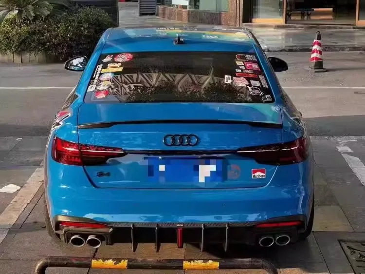 Высококачественный бампер из углеродного волокна для Audi A4 S4 2020-2023 задний