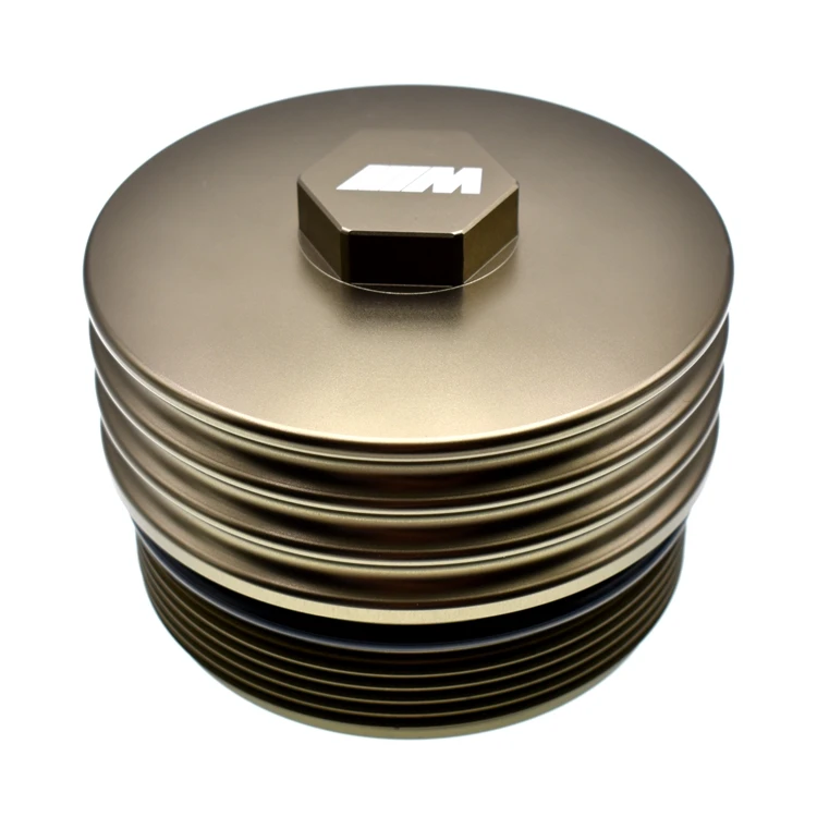 

Suitable for BMW M50 M52 M54 oil filter shell forged aluminum alloy cover Engine Car Modification