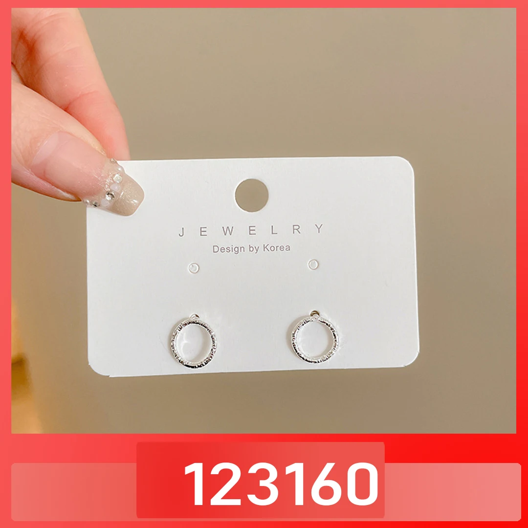 

123160-Fashionable and minimalist zircon women's earrings, an anniversary gift for couples