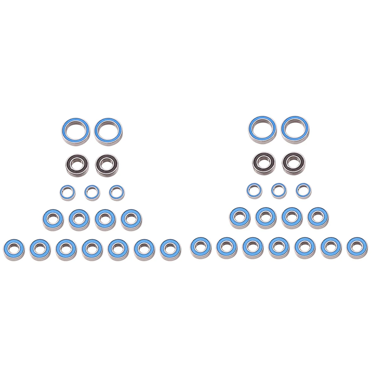

36PCS Rubber Sealed Ball Bearing Kit for Tamiya CC-01 CC01 1/10 RC Car Upgrades Parts Accessories