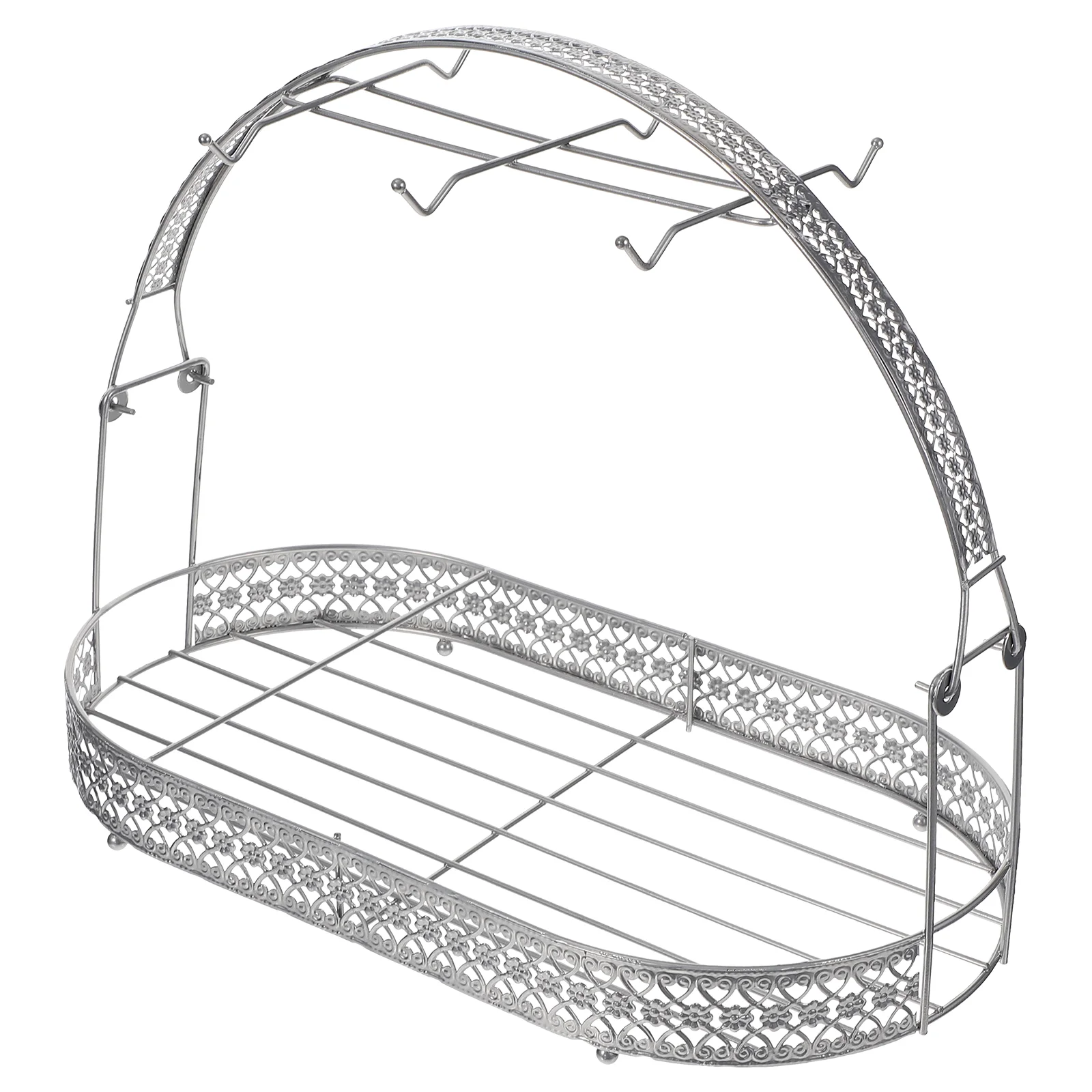 

Mug Coffee Holder Stand Display Cup Tea Tree Cups Rack Service Stands Basket Metal Set Storage Organizer Baskets Hanger