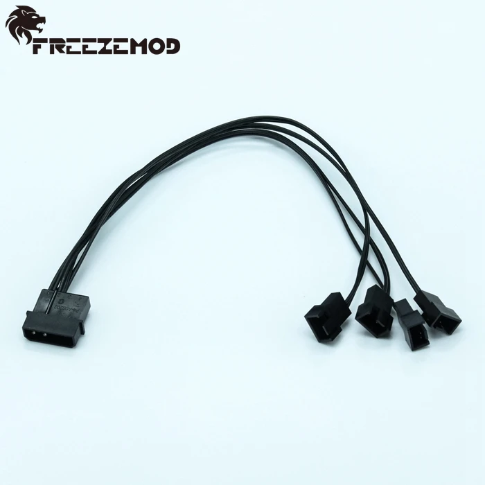 Блок питания D порт Molex 4-контактный поворотный 4-сторонний вентилятор 12 В