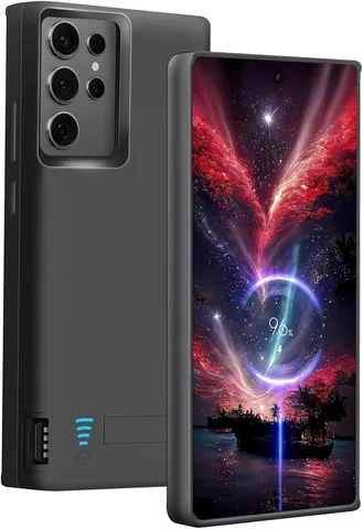 Чехол для зарядного устройства Samsung Galaxy S25 Ultra, чехол для зарядки, портативная крышка для зарядки, аккумулятор, внешний аккумулятор, внешний аккумулятор