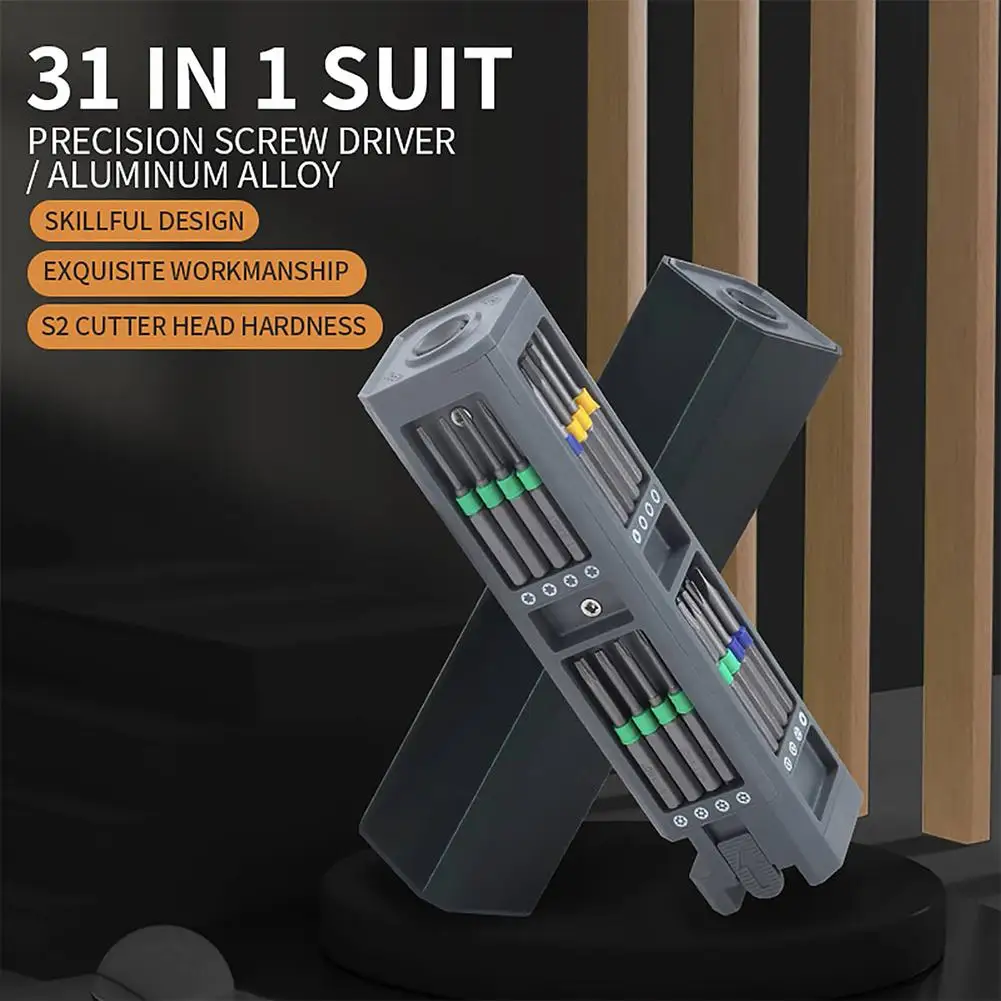 

31 в 1 Набор Магнитных отверток Многоцелевой Набор прецизионных отверток ремонтный инструмент для фото