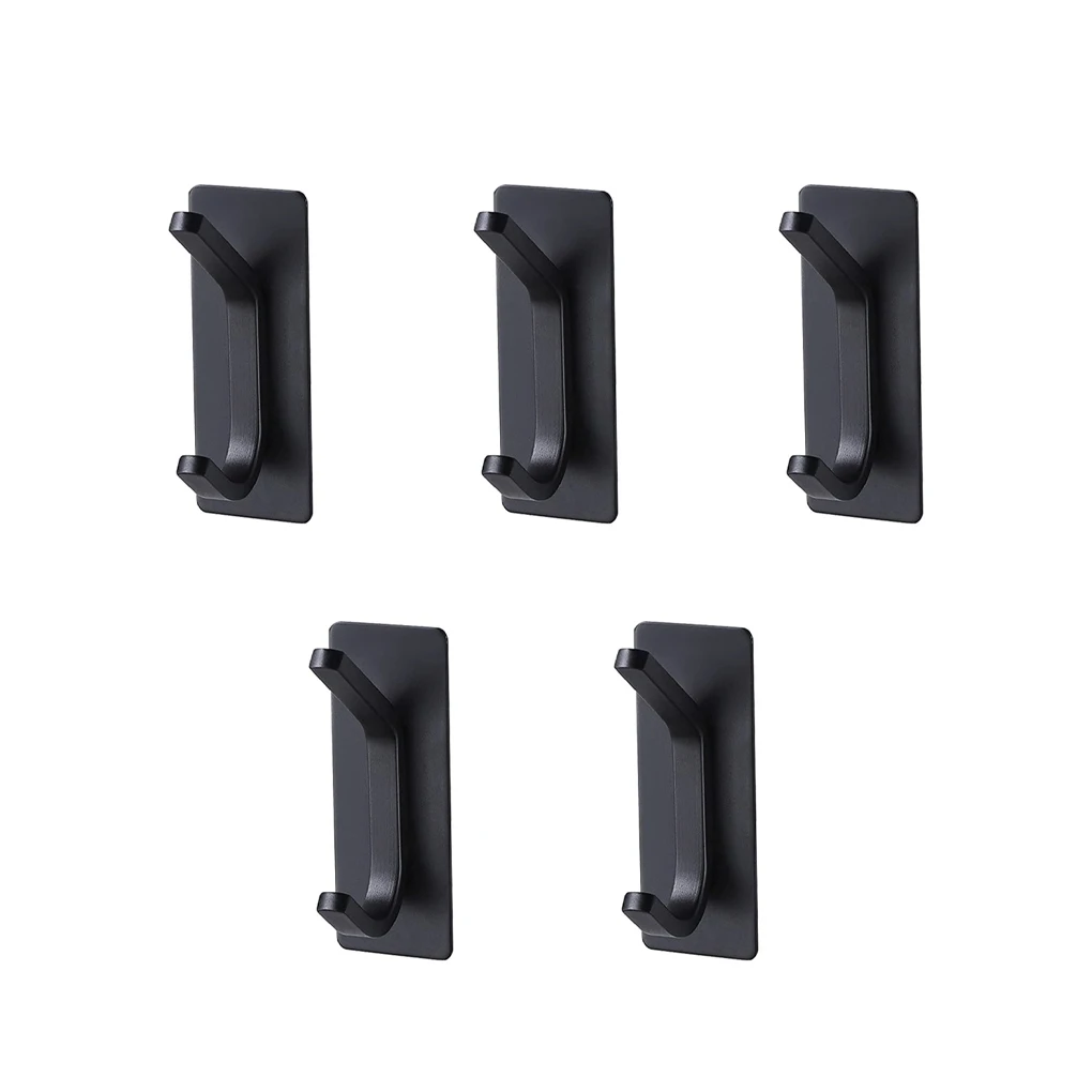 

5pcs/set Stainless Steel Towel Hook - Strong Load-bearing Capacity Multi Purpose Steel Towel Hooks Hanger