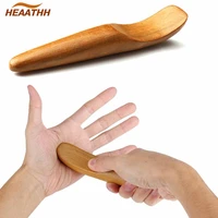 1pcs hand foot massage wooden stick body massage scraping board wood reflexology body arm leg lymphatic drainage massager