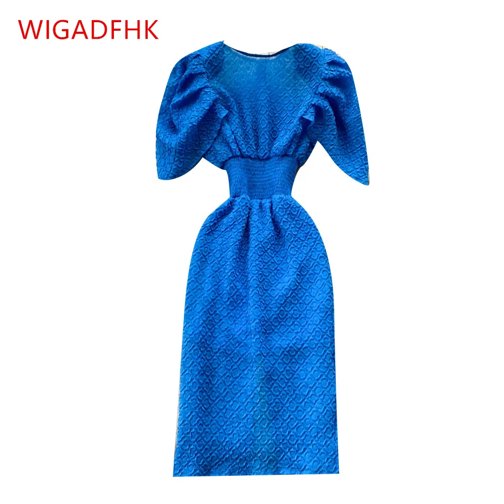 

Женское приталенное платье с V-образным вырезом, элегантное и нежное платье с оборками, лето 2022