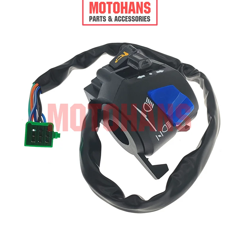 HM 16050396 ЛЕВЫЙ ПЕРЕКЛЮЧАТЕЛЬ СИГИНАЛЬНОГО УДИКАТОРА ДЛЯ RX10 ITALIKA FT150 ZAULO FT150G 150GT 150GTS