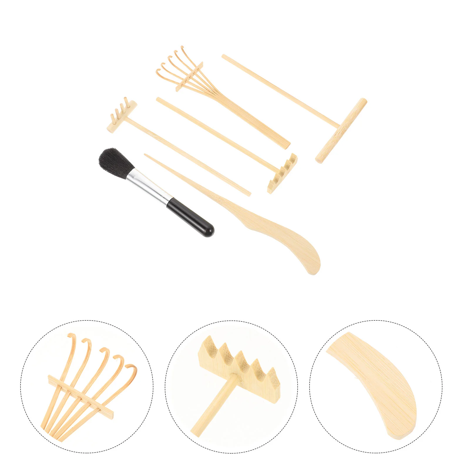 

1 Set Multi-function Convenient Practical Zen Garden Sand Rake Meditation Sand Rakes Sand Painting Rake