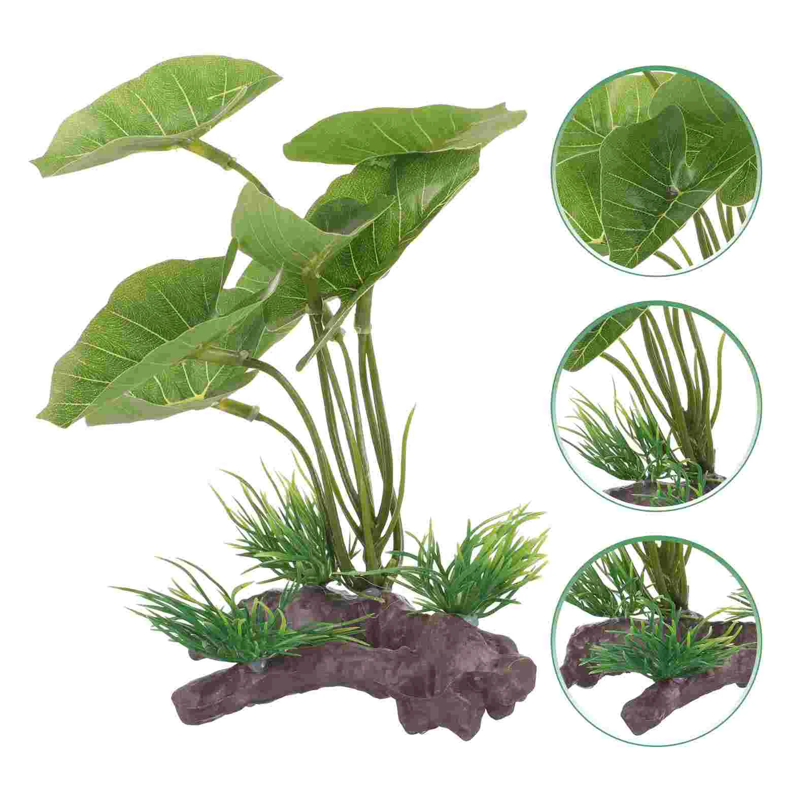 Artificial Water Plants Aquarium Grass Fish Tank Plastic for Betta Animal Aquatic Tall