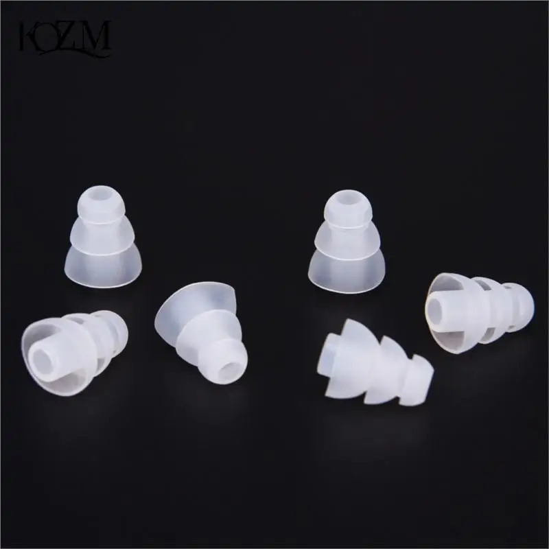 

6 шт./3 пары, силиконовые вкладыши для наушников